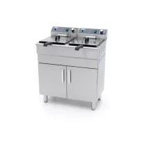 Maxima Fritőz - 2 x 16L - 2 kosár - lefolyócsappal és állvánnyal - 230V – 09365158