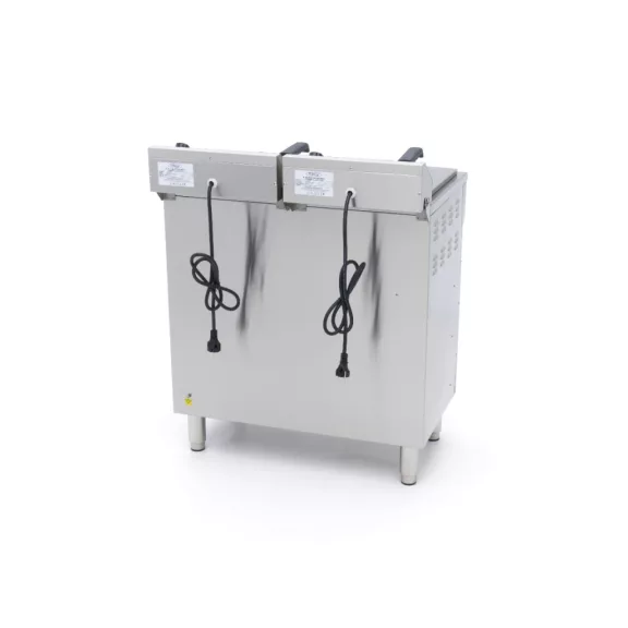 Maxima Fritőz - 2 x 16L - 2 kosár - lefolyócsappal és állvánnyal - 230V – 09365158 Maxima Fritőz - 2 x 16L - 2 kosár - lefolyócsappal és állvánnyal - 230V – 09365158