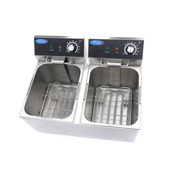 Maxima Fritőz 2 x 8L - Dupla kosár – 09365225