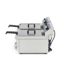 Maxima Fritőz - 2 x 10L - 2 kosár - lefolyócsappal – 09365229