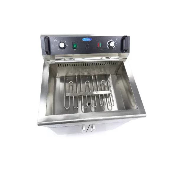 Maxima 30 literes fritőz 30 literes lefolyócsappal és szekrénnyel – 09365232 Maxima 30 literes fritőz 30 literes lefolyócsappal és szekrénnyel – 09365232