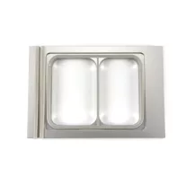 Maxima Menü tálca 227 x 178 mm - Kicsi - 2 rekeszes – 09369101