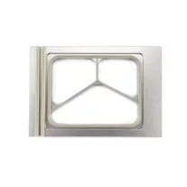 Maxima Menü tálca 227 x 178 mm - Kicsi - 3 rekeszes – 09369102