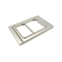 Maxima Menü tálca 225 x 175 mm - Kicsi - 2 rekeszes – 09369105