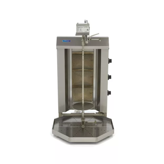 Maxima Gyros / Kebab grill gáz - 3 égő - 30kg hús – 09370225 Maxima Gyros / Kebab grill gáz - 3 égő - 30kg hús – 09370225