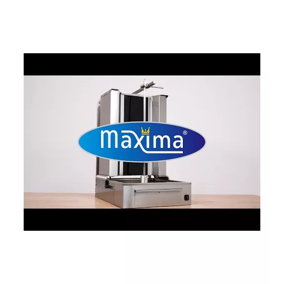 Maxima Gyros / Kebab grill elektromos - 3 égő - 40kg hús – 09370245 Maxima Gyros / Kebab grill elektromos - 3 égő - 40kg hús – 09370245