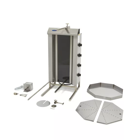 Maxima Gyros / Kebab grill elektromos - 4 égővel - 50kg hús – 09370270 Maxima Gyros / Kebab grill elektromos - 4 égővel - 50kg hús – 09370270