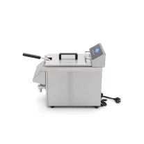 Maxima Fritőz - 8L - 1 kosár - indukciós - lefolyócsappal – 09371090