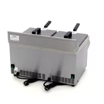 Maxima Fritőz 2 x 8L lefolyócsappal - indukciós - dupla kosárral – 09371095