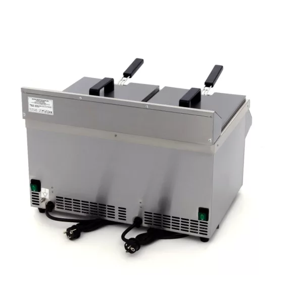 Maxima Fritőz 2 x 8L lefolyócsappal - indukciós - dupla kosárral – 09371095 Maxima Fritőz 2 x 8L lefolyócsappal - indukciós - dupla kosárral – 09371095