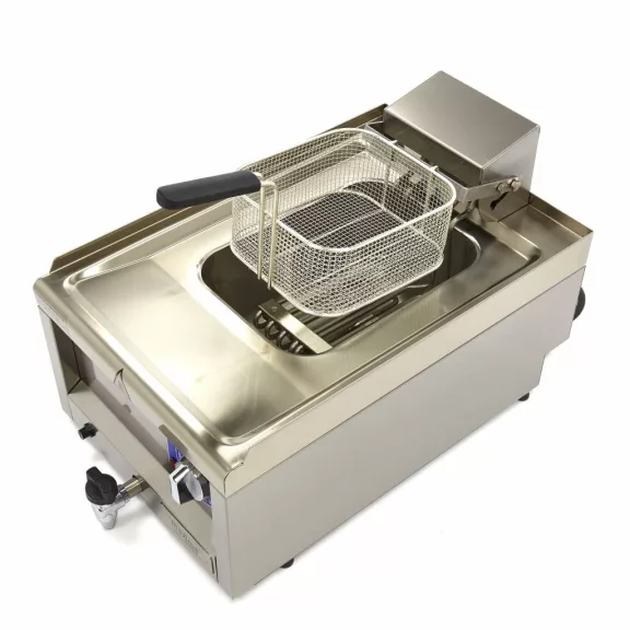 Maxima Fritőz - 10L - 1 kosár - lefolyócsappal - 400V – 09391640 Maxima Fritőz - 10L - 1 kosár - lefolyócsappal - 400V – 09391640
