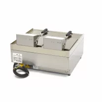 Maxima Fritőz - 2 x 10L - 2 kosár - lefolyócsappal - 400V – 09391650