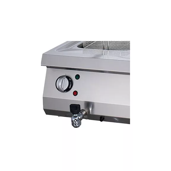 Maxima Nagy teherbírású fritőz - 2 x 12L - Elektromos - Dupla egység - lefolyócsappal - 70cm mélységű – 09394999 Maxima Nagy teherbírású fritőz - 2 x 12L - Elektromos - Dupla egység - lefolyócsappal - 70cm mélységű – 09394999