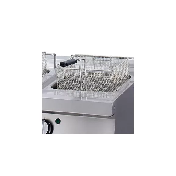 Maxima Nagy teherbírású fritőz - 2 x 12L - Elektromos - Dupla egység - lefolyócsappal - 70cm mélységű – 09394999 Maxima Nagy teherbírású fritőz - 2 x 12L - Elektromos - Dupla egység - lefolyócsappal - 70cm mélységű – 09394999
