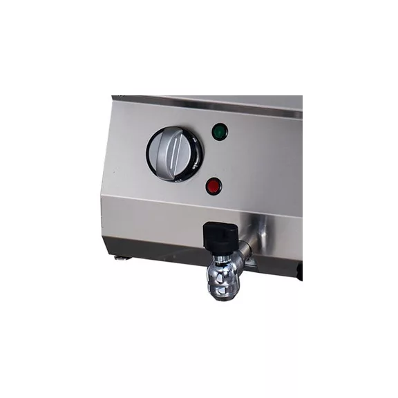 Maxima Nagy teherbírású fritőz - 1 x 12L - Elektromos - lefolyócsappal - 70cm mélyen – 09395000 Maxima Nagy teherbírású fritőz - 1 x 12L - Elektromos - lefolyócsappal - 70cm mélyen – 09395000