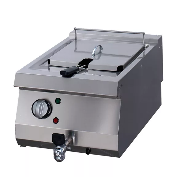 Maxima Nagy teherbírású fritőz - 1 x 12L - Elektromos - lefolyócsappal - 70cm mélyen – 09395000 Maxima Nagy teherbírású fritőz - 1 x 12L - Elektromos - lefolyócsappal - 70cm mélyen – 09395000