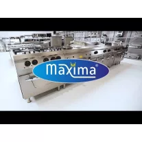 Maxima Nagy teherbírású fritőz - 1 x 12L - Gáz - Egyszemélyes - lefolyócsappal - 70cm mélységű – 09395002