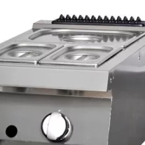 Maxima Nagy teljesítményű Bain Marie - gáz - egy zónás - 70cm mélységben – 09395005