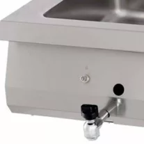 Maxima Nagy teljesítményű Bain Marie - gáz - Dupla zónás - 70cm mély – 09395006