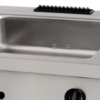 Maxima Nagy teljesítményű Bain Marie - gáz - Dupla zónás - 70cm mély – 09395006