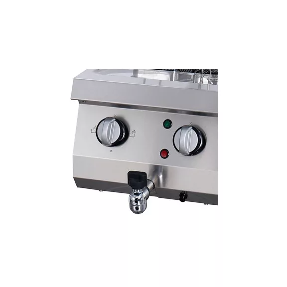 Maxima Nagy teljesítményű tésztafőző - 1 x 20L - Elektromos - Egyzónás - 70cm mélységű – 09398100 Maxima Nagy teljesítményű tésztafőző - 1 x 20L - Elektromos - Egyzónás - 70cm mélységű – 09398100