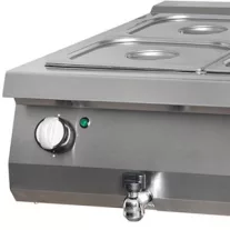 Maxima Nagy teherbírású Bain Marie - Elektromos - Dupla egység - 70cm mélységű – 09398135