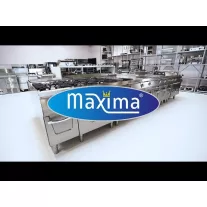 Maxima Premium Fritőz - 1 x 22L - Gázüzemű - egyszemélyes - lefolyócsappal - 90cm mélységben – 09398605
