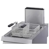 Maxima Premium Fritőz - 1 x 22L - Gázüzemű - egyszemélyes - lefolyócsappal - 90cm mélységben – 09398605