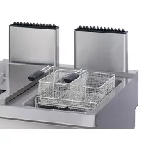 Maxima Prémium fritőz - 2 x 22L - Gáz - Dupla egység - lefolyócsappal - 90cm mélyen – 09398606