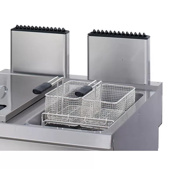 Maxima Prémium fritőz - 2 x 22L - Gáz - Dupla egység - lefolyócsappal - 90cm mélyen – 09398606 Maxima Prémium fritőz - 2 x 22L - Gáz - Dupla egység - lefolyócsappal - 90cm mélyen – 09398606