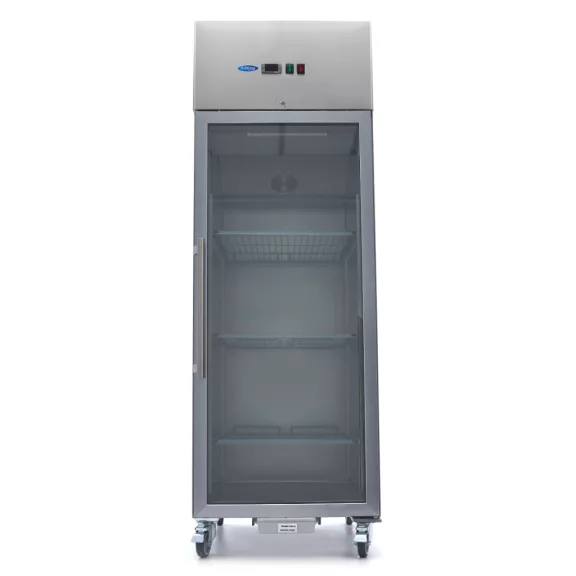 Maxima Hűtőszekrény - 600L - 3 állítható polc (2/1 GN) - Rozsdamentes Acél - Üvegajtóval – 09400001 Maxima Hűtőszekrény - 600L - 3 állítható polc (2/1 GN) - Rozsdamentes Acél - Üvegajtóval – 09400001