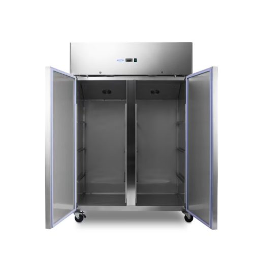 Hűtőszekrény 1200L - 6 x 2/1 GN állítható polcok - Rozsdamentes acél