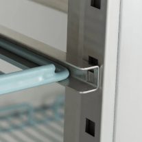   800 Literes Ipari Profi Fagyasztószekrény 6 polc- állítással - Kerekeken