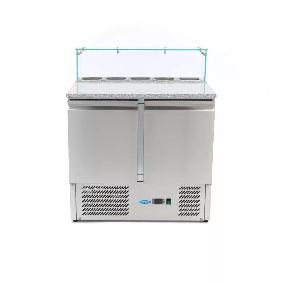 Maxima Pizza előkészítő hűtött munkaasztal - 90cm - 285L – 09400207 Maxima Pizza előkészítő hűtött munkaasztal - 90cm - 285L – 09400207