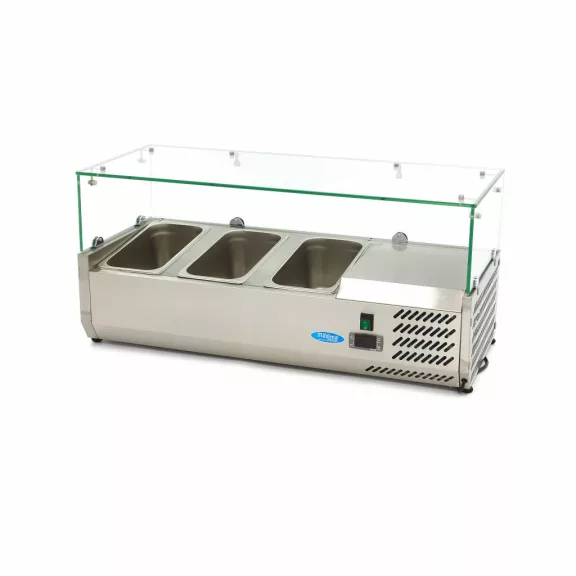Maxima Feltéthűtő - 95cm - 3 x 1/3 GN számára – 09400317 Maxima Feltéthűtő - 95cm - 3 x 1/3 GN számára – 09400317