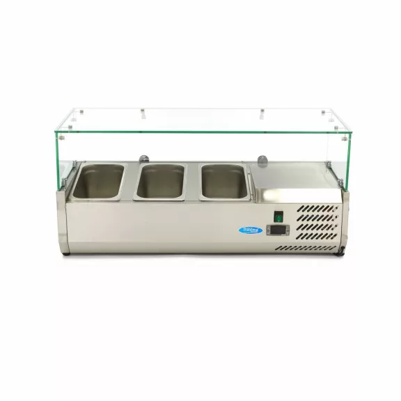 Maxima Feltéthűtő - 95cm - 3 x 1/3 GN számára – 09400317 Maxima Feltéthűtő - 95cm - 3 x 1/3 GN számára – 09400317