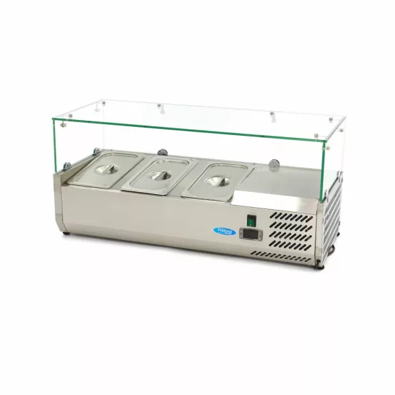 Maxima Feltéthűtő - 95cm - 3 x 1/3 GN számára – 09400317 Maxima Feltéthűtő - 95cm - 3 x 1/3 GN számára – 09400317