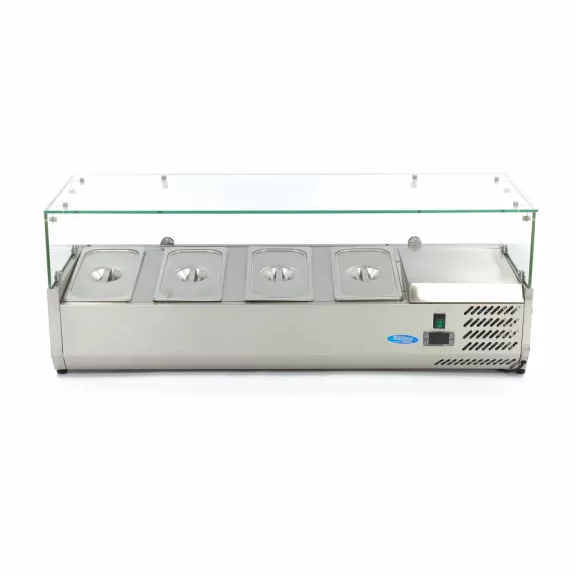 Maxima Feltéthűtő - 120cm - 4 x 1/3 GN-hez való – 09400320 Maxima Feltéthűtő - 120cm - 4 x 1/3 GN-hez való – 09400320