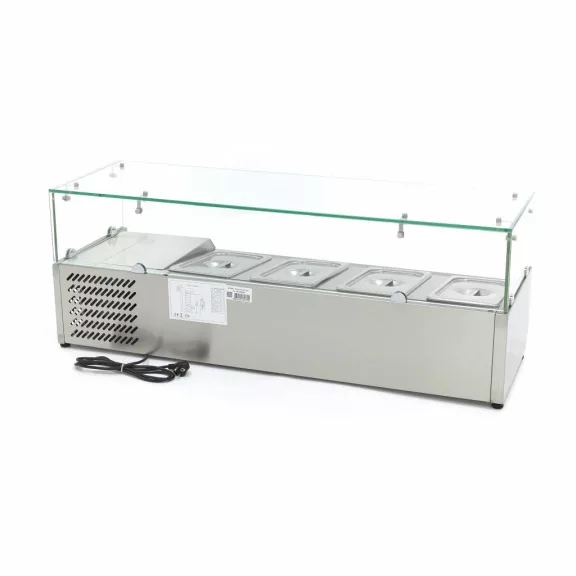 Maxima Feltéthűtő - 120cm - 4 x 1/3 GN-hez való – 09400320 Maxima Feltéthűtő - 120cm - 4 x 1/3 GN-hez való – 09400320
