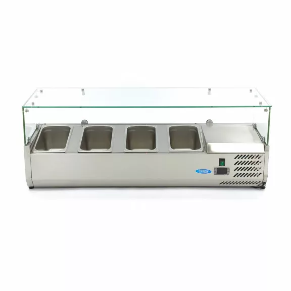 Maxima Feltéthűtő - 120cm - 4 x 1/3 GN-hez való – 09400320 Maxima Feltéthűtő - 120cm - 4 x 1/3 GN-hez való – 09400320