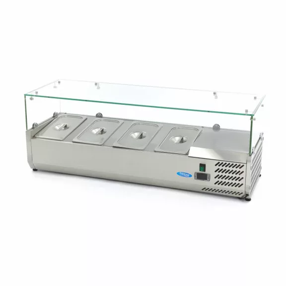 Maxima Feltéthűtő - 120cm - 4 x 1/3 GN-hez való – 09400320 Maxima Feltéthűtő - 120cm - 4 x 1/3 GN-hez való – 09400320