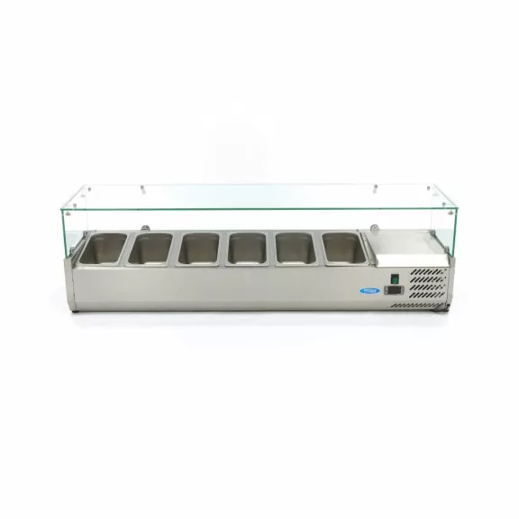 Maxima Feltéthűtő - 150cm - 6 x 1/3 GN számára – 09400326 Maxima Feltéthűtő - 150cm - 6 x 1/3 GN számára – 09400326