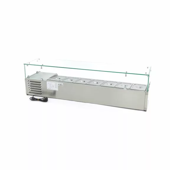 Maxima Előkészítő hűtőszekrény 160cm - 7 x 1/3 GN méretben – 09400329 Maxima Előkészítő hűtőszekrény 160cm - 7 x 1/3 GN méretben – 09400329
