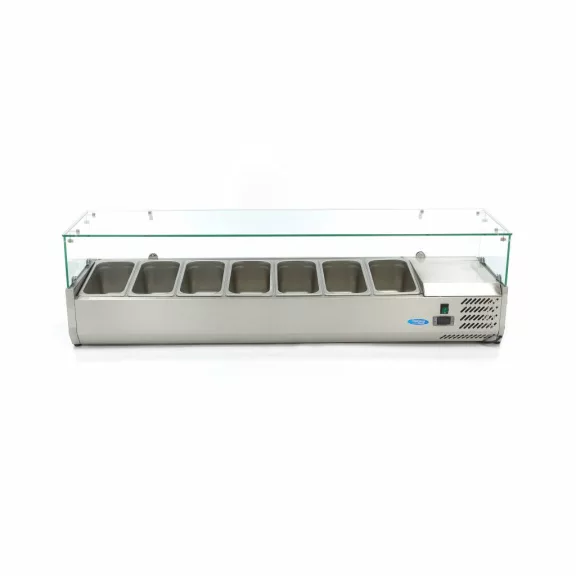 Maxima Előkészítő hűtőszekrény 160cm - 7 x 1/3 GN méretben – 09400329 Maxima Előkészítő hűtőszekrény 160cm - 7 x 1/3 GN méretben – 09400329