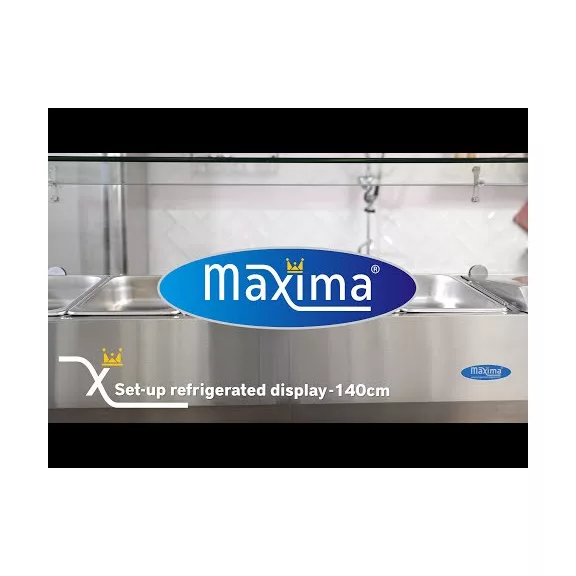 Maxima Előkészítő hűtőszekrény 160cm - 7 x 1/3 GN méretben – 09400329 Maxima Előkészítő hűtőszekrény 160cm - 7 x 1/3 GN méretben – 09400329