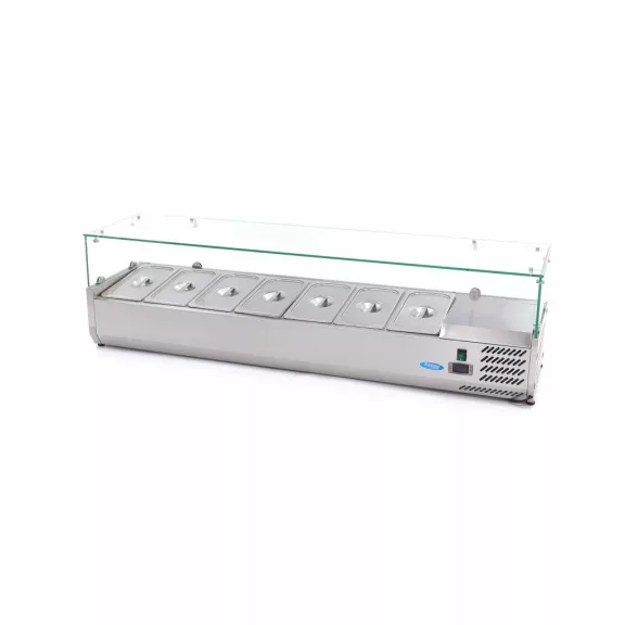 Maxima Előkészítő hűtőszekrény 160cm - 7 x 1/3 GN méretben – 09400329 Maxima Előkészítő hűtőszekrény 160cm - 7 x 1/3 GN méretben – 09400329