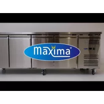 Maxima Mélyhűtött munkaasztal - 223cm - 4 ajtóval – 09400397