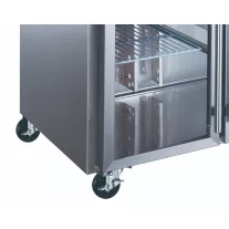 Maxima Hűtött munkaasztal - 136cm - 2 üvegajtók – 09400401