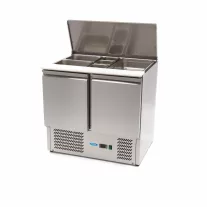 Maxima Salátás hűtő - 2 ajtós - 90cm - 257L – 09400410