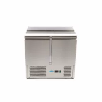 Maxima Salátás hűtő - 2 ajtós - 90cm - 257L – 09400410